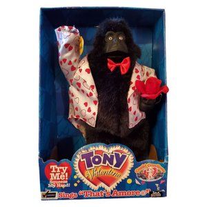 Valentine Musical Plush Stands 13" New Old Stock